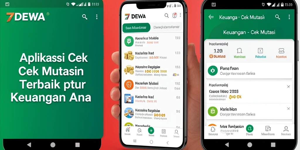 Tampilan antarmuka aplikasi 7DEWA untuk Cek Mutasi yang informatif.