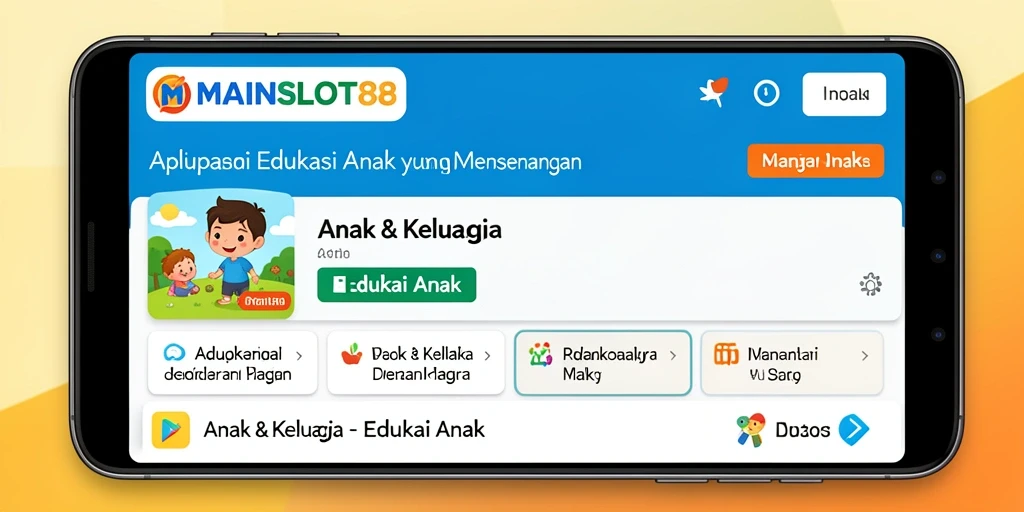 Antarmuka pengguna interaktif dan ramah anak dari MAINSLOT88.