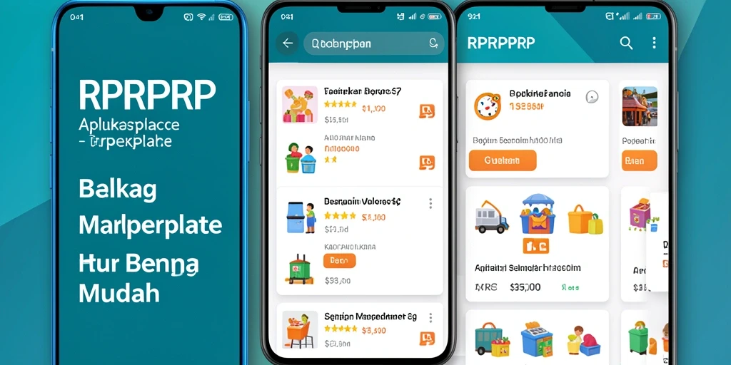 Tampilan antarmuka aplikasi RPRPRP yang menarik dan fungsional.