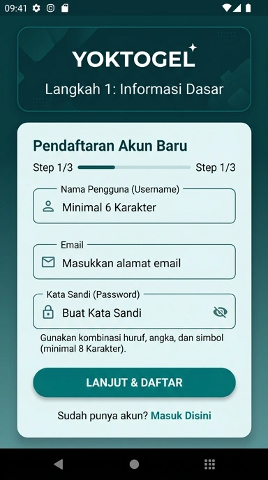 Cara Mudah Buat Akun Baru YokTogel